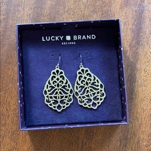Gold Lucky Brand earrings